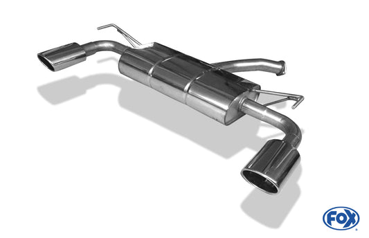 FOX Hyundai i30 PDE Endschalldämpfer quer Ausgang rechts/links - 115x85 Typ 32 rechts/links