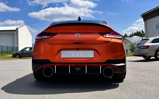 FOX Hyundai i30N Fastback Facelift Endrohre passend auf den originalen Endschalldämpfer - 1x160 Typ 10 rechts/links