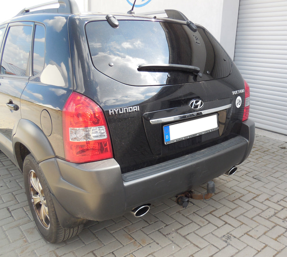 Hyundai Tucson 2,0l - JM Endschalldämpfer quer Ausgang rechts/links - 115x85 Typ 32 rechts/links