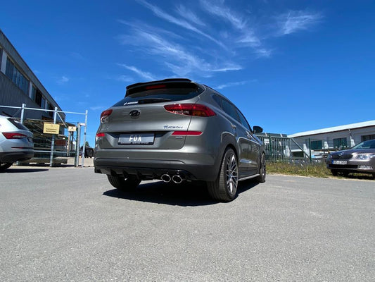 Hyundai Tucson TLE Diesel 4x4 mit AdBlue Endschalldämpfer Ausgang rechts - 2x115x85 Typ 44 rechts