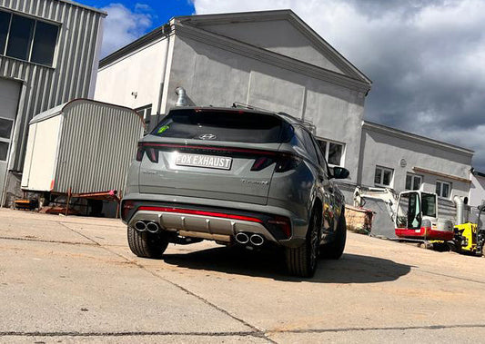 FOX Hyundai Tucson NX4 - 4x2 & 4x4 Endschalldämpfer - 2x115x85 Typ 32 rechts/links