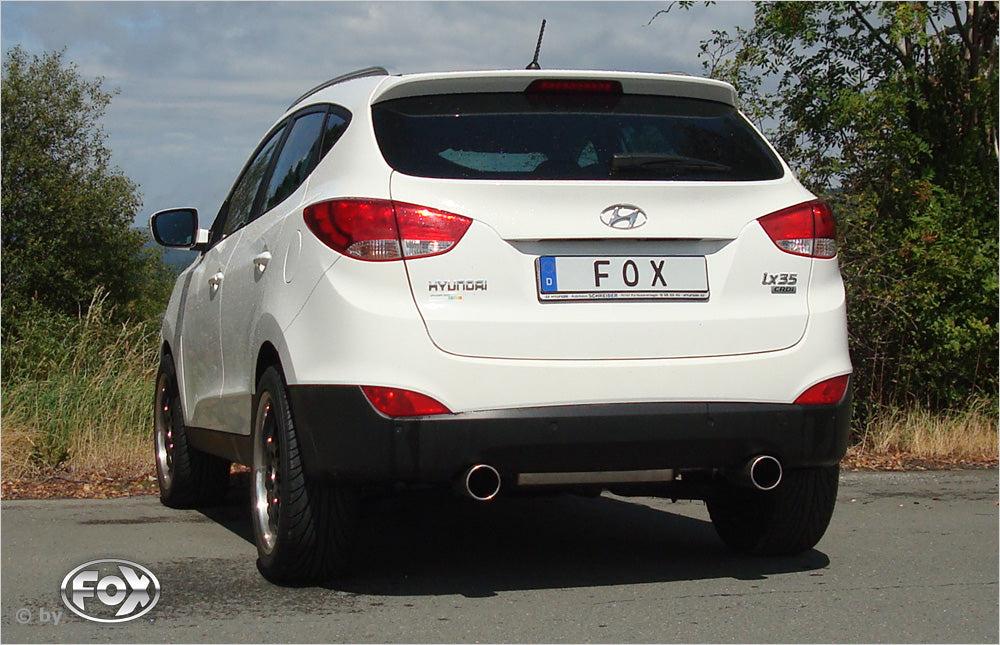 Hyundai ix35 Endschalldämpfer Ausgang rechts/links - 1x100 Typ 12 rechts/links