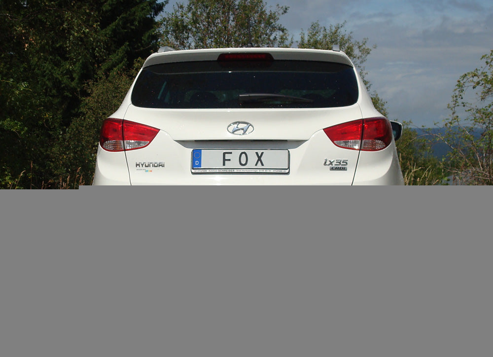 Hyundai ix35 Endschalldämpfer Ausgang rechts/links - 1x100 Typ 12 rechts/links