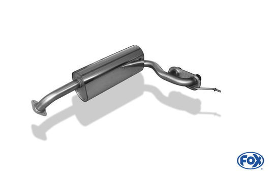 Hyundai Veloster Endschalldämpfer mit Ausgang in den originalen Endrohren