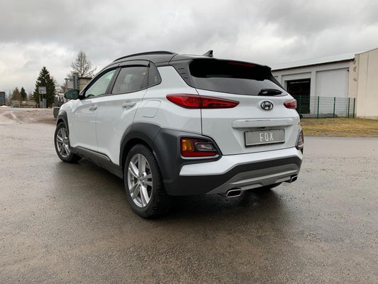 Hyundai Kona 4WD - Endrohre in der Stoßstange Endschalldämpfer Ausgang rechts/links - 145x65 Typ 59 rechts/links