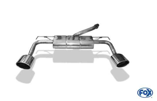 Hyundai Kona 2WD Ironman Endschalldämpfer Ausgang rechts/links - 160x90 Typ 38 rechts/links