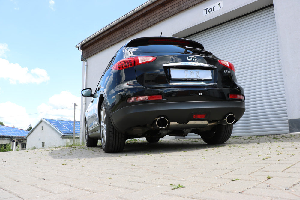 Infiniti EX37 Endschalldämpfer quer Ausgang rechts/links - 129x106 Typ 32 rechts/links