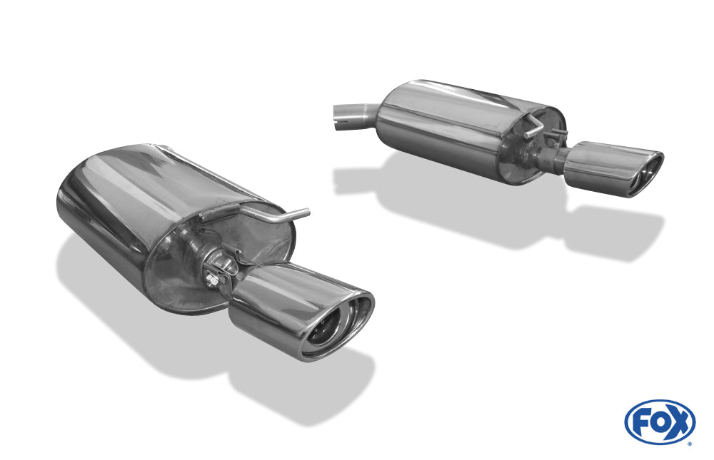 Jaguar X-Type Endschalldämpfer rechts/links - 115x85 Typ 33 rechts/links