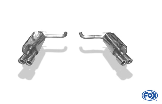 Jaguar XF CC9 Endschalldämpfer rechts/links - 2x90 Typ 17 rechts/links