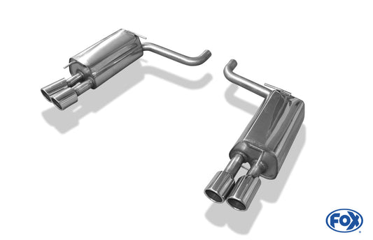 Jaguar XF CC9 Endschalldämpfer rechts/links - 2x90 Typ 16 rechts/links