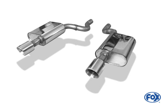 FOX Jaguar XE Endschalldämpfer rechts/links - 1x100 Typ 25 rechts/links