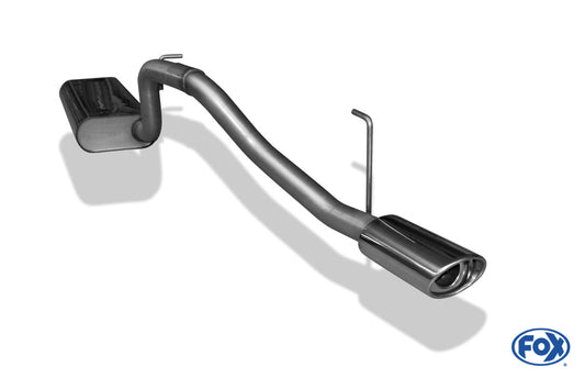 Jeep Cherokee/ Liberty Typ KJ Endschalldämpfer einflutig - 115x85 Typ 33