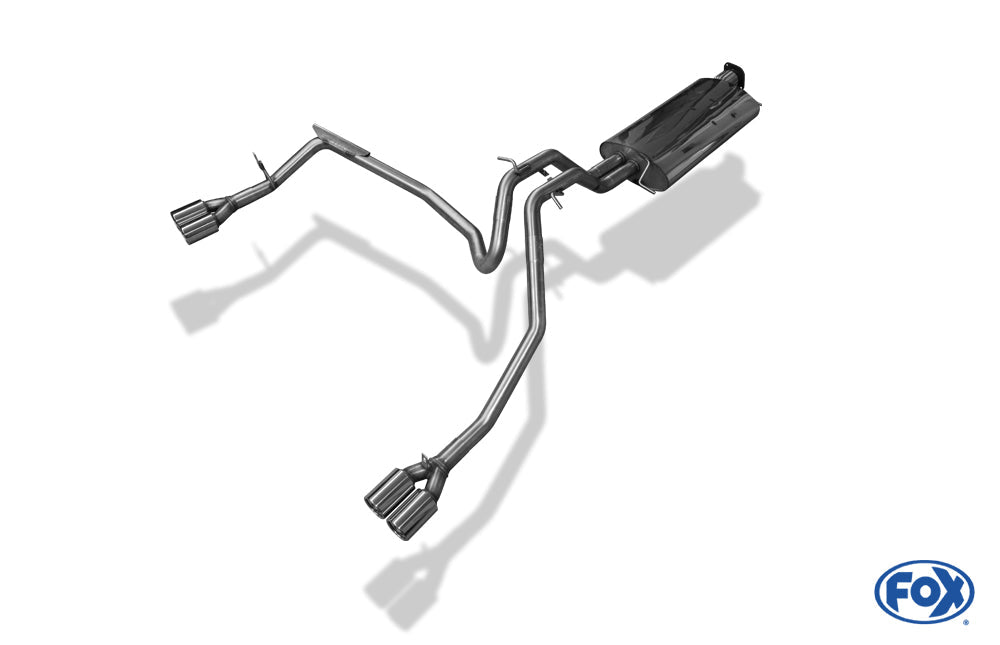 Jeep Grand Cherokee/ Commander Typ WH Final silencer - exit right/left 2x80 type 13 right/left