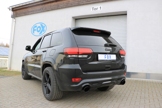 Jeep Grand Cherokee WK II - 6,4l SRT8 bis 2014 Endschalldämpfer rechts/links - 129x106 Typ 32 rechts/links SCHWARZ emalliert