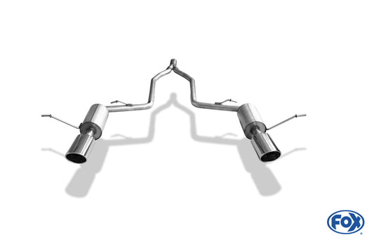 Jeep Grand Cherokee WKI - 2010-2013 Endschalldämpfer rechts/links - 129x106 Typ 32 rechts/links