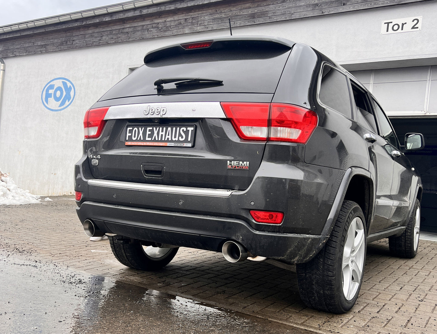 FOX Jeep Grand Cherokee WK I - 5,7l Endschalldämpfer rechts/links - 1x100 Typ 25 rechts/links