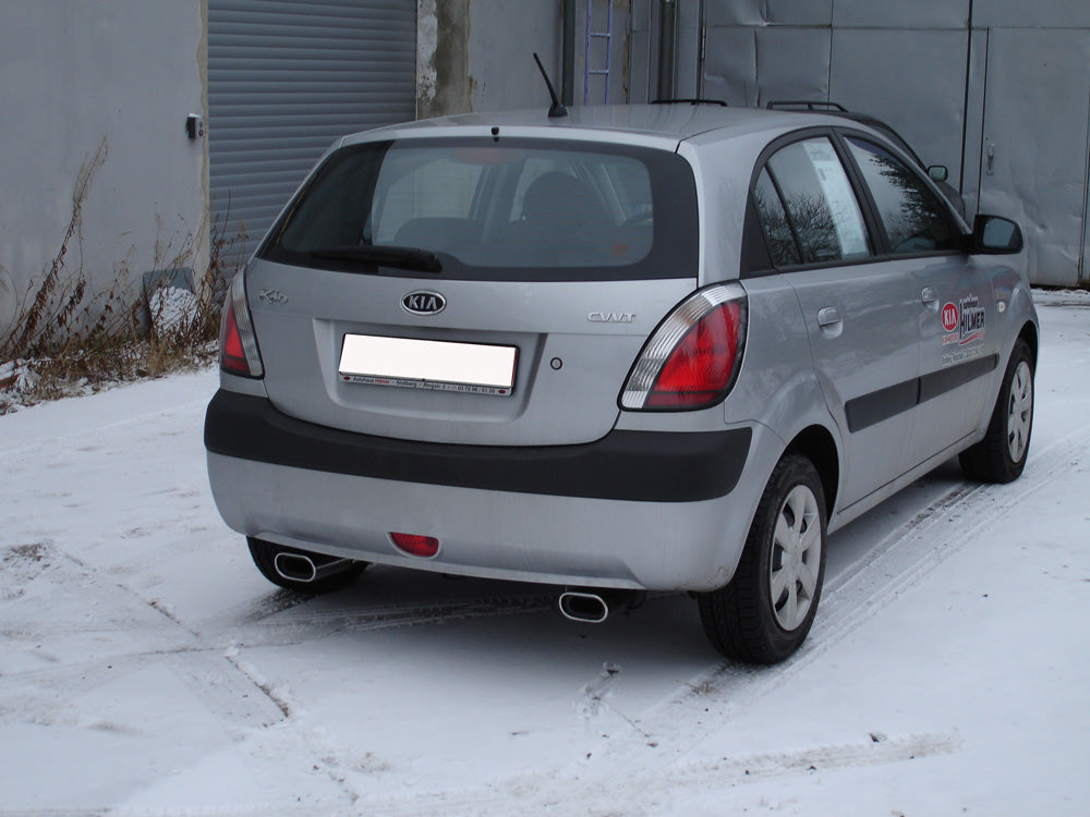 Kia Rio II Endschalldämpfer Ausgang rechts/links - 135x80 Typ 53 rechts/links