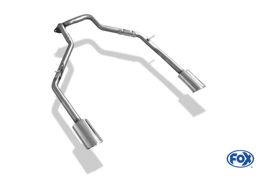 Kia Sorento Typ JC Endrohrgeweih Ausgang rechts/links - 115x85 Typ 33 rechts/links