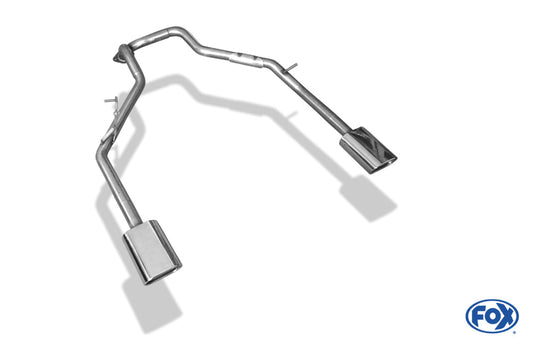 Kia Sorento Typ JC Endrohrgeweih Ausgang rechts/links - 135x80 Typ 53 rechts/links