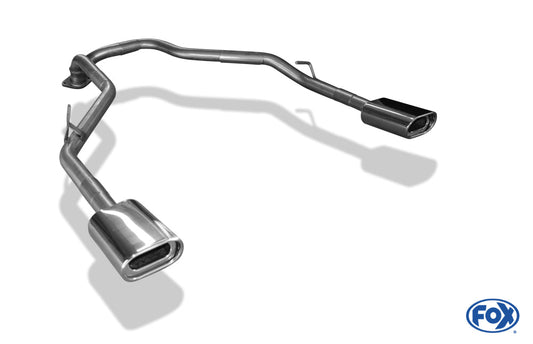 Kia Sorento Typ JC Facelift V6 Endrohrgeweih Ausgang rechts/links - 135x80 Typ 53 rechts/links