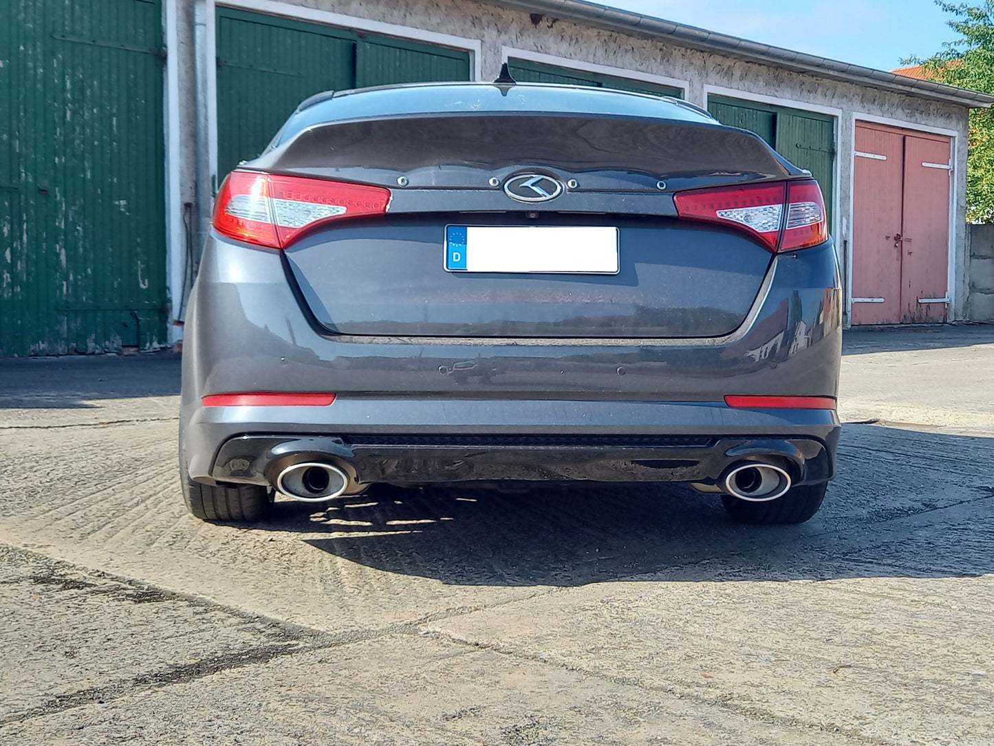 FOX Kia Optima TF Endschalldämpfer rechts/links - 160x90 Typ 38 rechts/links