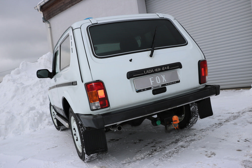 Lada Niva 4x4 Endschalldämpfer quer Ausgang links - 1x45 Typ 10 links