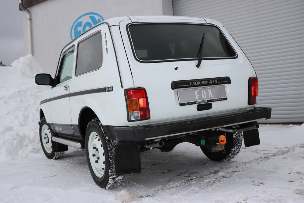 Lada Niva 4x4 Endschalldämpfer quer Ausgang rechts/links - 1x45 Typ 10 rechts/links