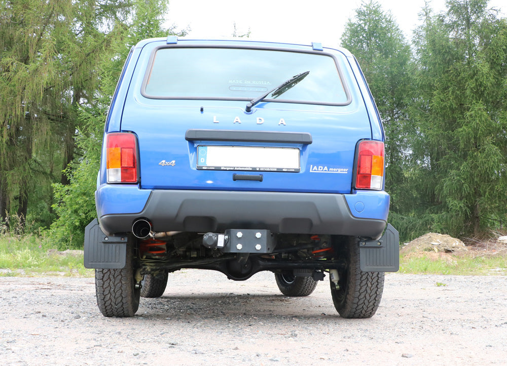 Lada Niva 4x4 - Urban Endschalldämpfer quer Ausgang links - 1x90 Typ 10 links