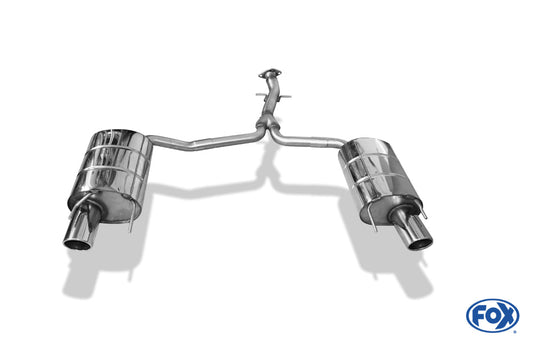 Lexus IS 250 Endschalldämpfer rechts/links einflutig - 1x100 Typ 16 rechts/links