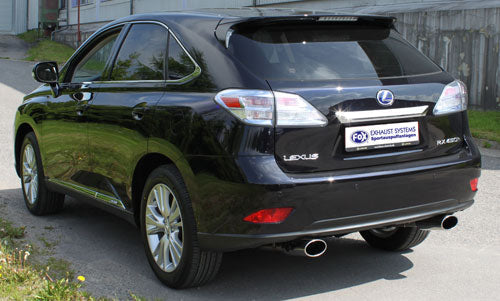 Lexus RX450H Endrohrsystem rechts/links passend auf original Endschalldämpfer - 140x90 Typ 32 rechts/links