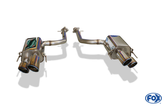 Lexus RC F Endschalldämpfer rechts/links - 2x115x85 Typ 38 rechts/links Colour (Rand eingefärbt)