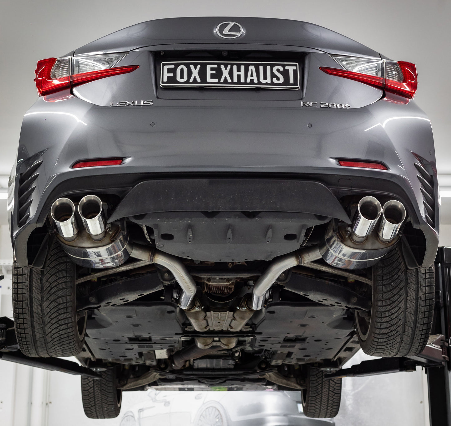 FOX Lexus RC200T Endschalldämpfer rechts/links - 2x90 Typ 25 rechts/links