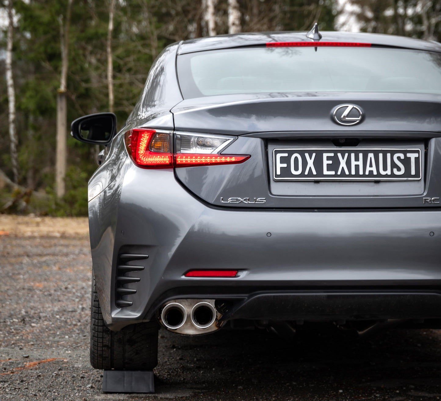 FOX Lexus RC200T Endschalldämpfer rechts/links - 2x90 Typ 25 rechts/links