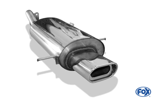 Mazda 323 Typ BG/ MX3 Typ EC Endschalldämpfer mit Flansch - 135x80 Typ 53