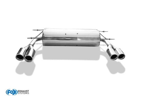 Mazda MX5 Typ NC Endschalldämpfer Ausgang rechts/links - 2x76 Typ 13 rechts/links - dezenter sportlicher Sound mit EWG-Betriebserlaubnis