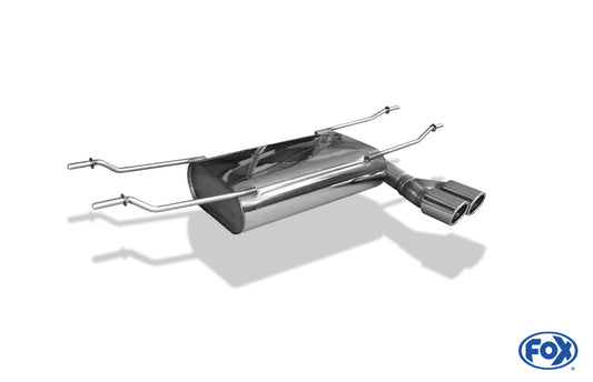 Mazda MX5 - ND Endschalldämpfer quer Ausgang rechts - 2x70 Typ 16