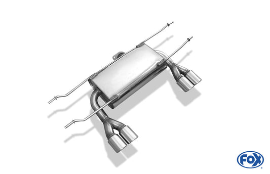 Mazda MX5 - ND Endschalldämpfer quer Ausgang rechts/links - 2x70 Typ 16 rechts/links