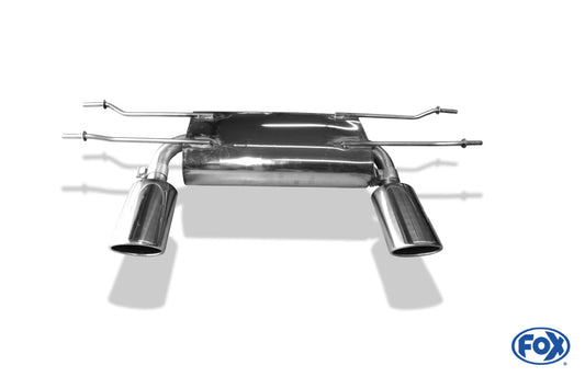 Mazda MX5 - ND Endschalldämpfer quer Ausgang rechts/links - 1x115x85 Typ 32 rechts/links