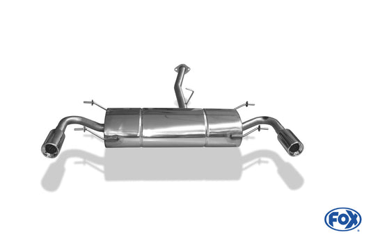 Mazda RX8 Endschalldämpfer quer Ausgang rechts/links - 1x90 Typ 13 rechts/links