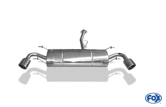 Mazda RX8 Endschalldämpfer quer Ausgang rechts/links - 115x85 Typ 38 rechts/links