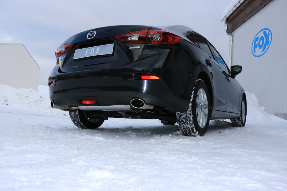 Mazda 3 - BM - Stufenheck Endschalldämpfer quer rechts/links - 115x85 Typ 38 rechts/links