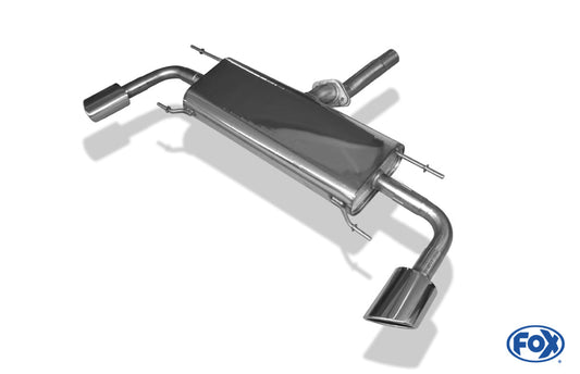 Mazda 3 - BM - Stufenheck Endschalldämpfer quer rechts/links - 115x85 Typ 38 rechts/links