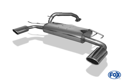 Mazda 5 - CW Endschalldämpfer quer Ausgang rechts/links - 115x85 Typ 32 rechts/links