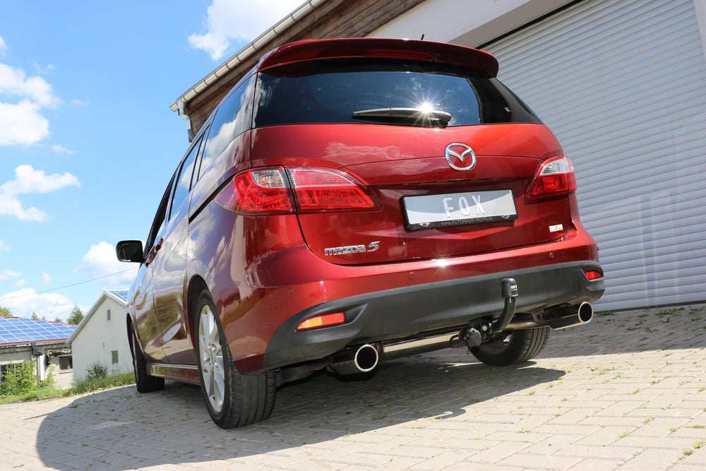 Mazda 5 - CW Endschalldämpfer quer Ausgang rechts/links - 1x80 Typ 16 rechts/links