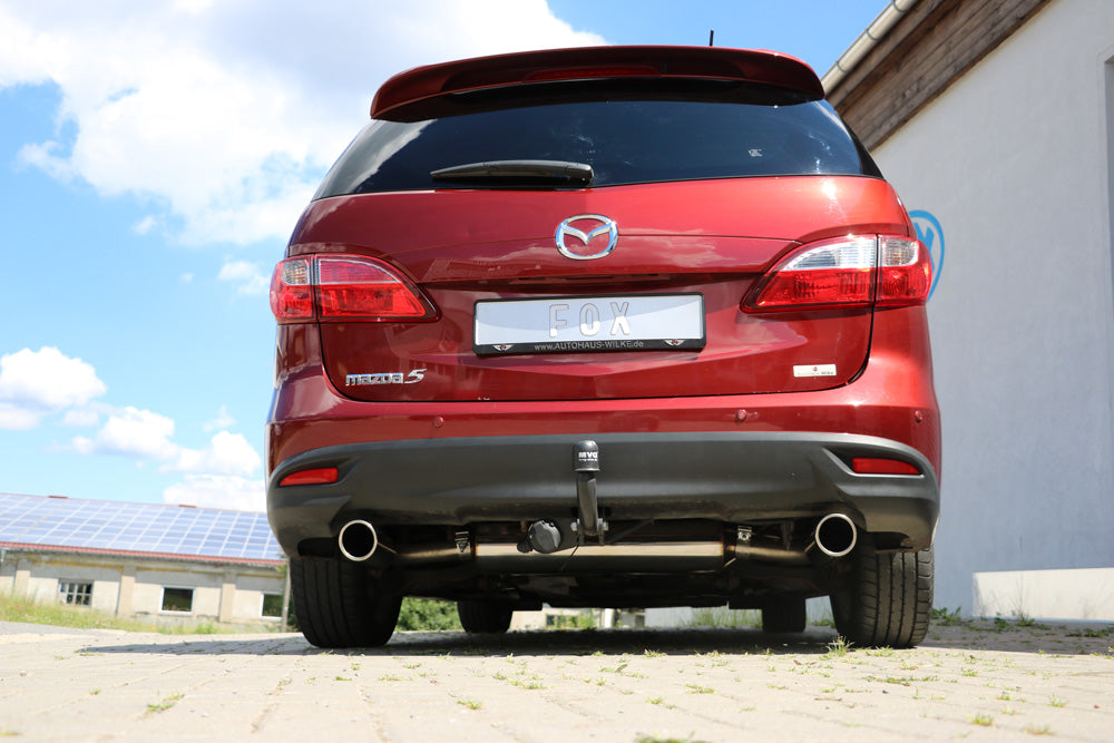 Mazda 5 - CW Endschalldämpfer quer Ausgang rechts/links - 1x80 Typ 16 rechts/links