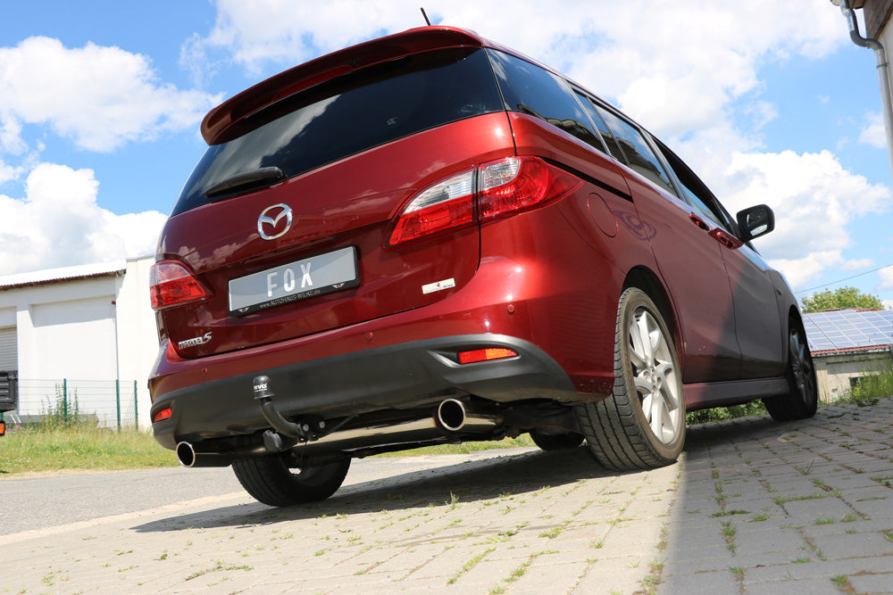 Mazda 5 - CW Endschalldämpfer quer Ausgang rechts/links - 1x80 Typ 16 rechts/links