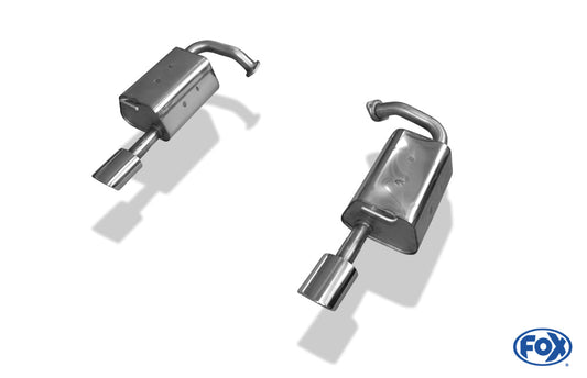 Mazda 6 Facelift Endschalldämpfer Ausgang rechts/links einflutig - 115x85 Typ 32 rechts/links