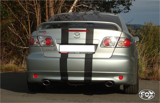 Mazda 6 GG/GY nicht Facelift Endschalldämpfer rechts/links mit Y-Verbindungsrohr - 115x85 Typ 32 rechts/links