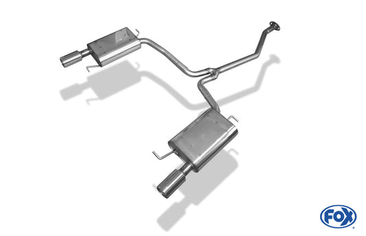 Mazda 6 Typ GH Benzin Endschalldämpfer rechts/links - 1x90 Typ 13 rechts/links