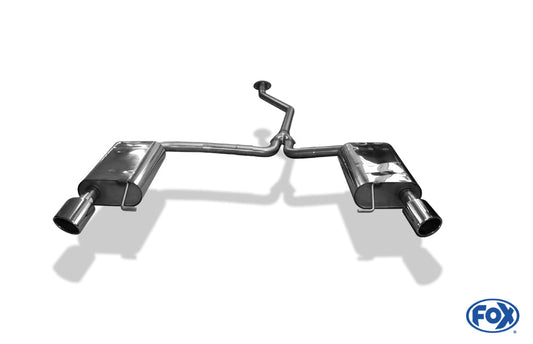 Mazda 6 Typ GH Benzin Endschalldämpfer rechts/links - 106x71 Typ 38 rechts/links